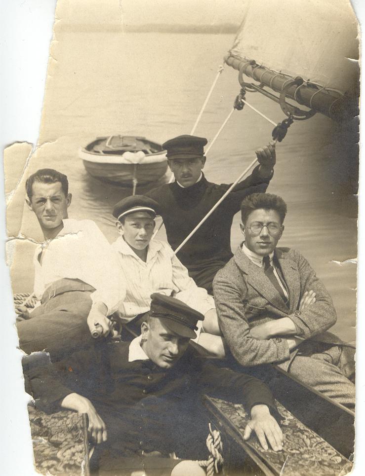 Bodenseefahrt 1921 (rechts: Josef Felder)