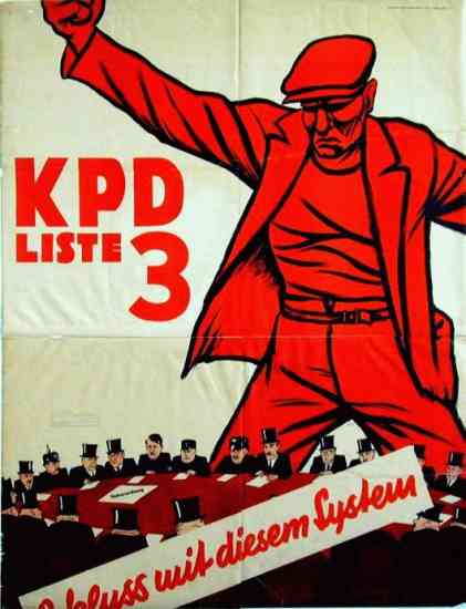 Wahlplakat der KPD