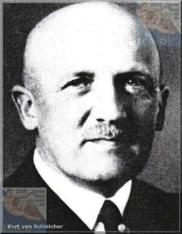 General Kurt von Schleicher