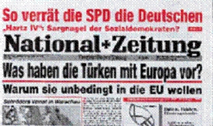 Titelbild der Deutschen National-Zeitung