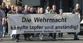 Demonstration der Kameradschaft Aachener Land